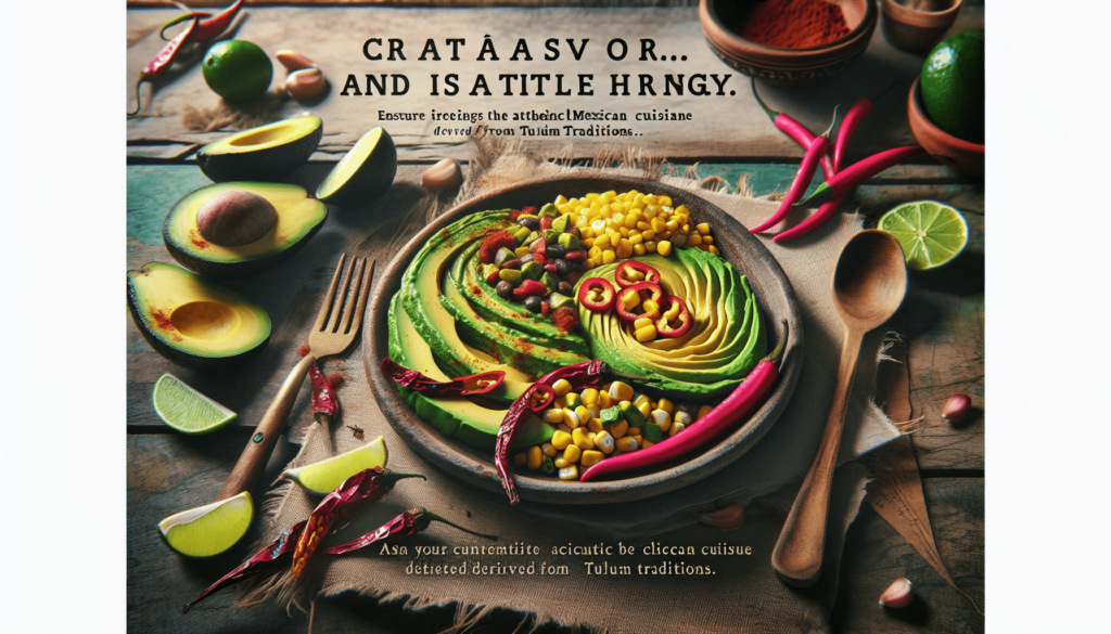 Must-Try Mexican Dishes in Tulum